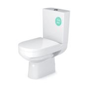 Унитаз-компакт W103 Home de luxе у c 2 уровневой арматурой, сиденьем и болтами крепления ВКЗ