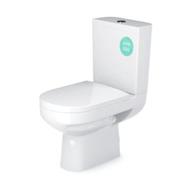 Унитаз-компакт W103 Home de luxе у c 2 уровневой арматурой, сиденьем и болтами крепления ВКЗ