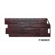 Фасадная панель FineBer Камень природный, коричневый 1087/446мм 0,41м2 (10шт/уп)