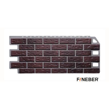 Фасадная панель FineBer Кирпич, жженый1130/470мм 0,45м2 (10шт/уп)