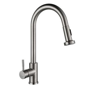 Смеситель для кухни шар. с выдвижной лейкой, 11333 нержав.сталь Lomond Golden Fox