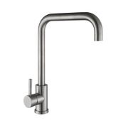 Смеситель для кухни шар. с высоким изливом 11331 нержав.сталь Lomond Golden Fox