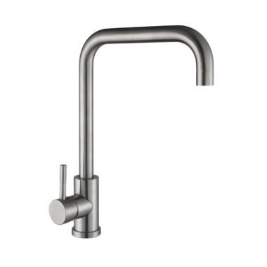 Смеситель для кухни шар. с высоким изливом 11331 нержав.сталь Lomond Golden Fox