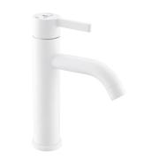 Смеситель для умывальника шар. G016085 Black&White белый Gota Rocio (DW1101-Z13) нерж.