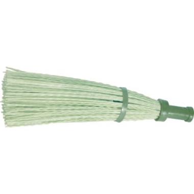 Метла полипропиленовая, 190 х 380 мм, круглая, с фиксирующим ободом, без черенка, Россия, Сибртех