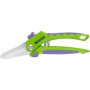 Секатор цветочный, 210 мм, пружина лент. типа, прямые режущие губки, Palisad