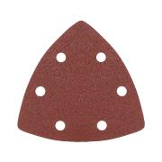 Треугольник шлифовальный PATRIOT на липучке, 80х80х80мм, Р80, 5 шт