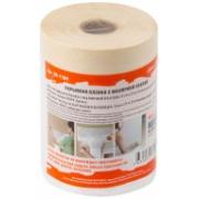 Укрывная пленка с малярной лентой, 55 см х 33 м, статически заряжена, 7 мкр. MASTER COLOR