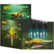 Лезвия для ножа технического 18 мм, 8 сегментов, сталь sk5 (10 шт.), шоу-бокс