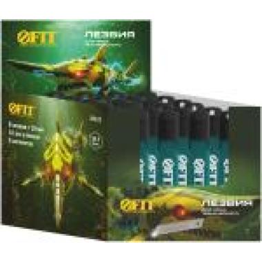 Лезвия для ножа технического 18 мм, 8 сегментов, сталь sk5 (10 шт.), шоу-бокс