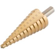 Сверло ступенчатое 6-8-10-12-14-16-18-20-22-24-26-28-30 мм, HSS, 3-гранный хвостовик, MOS