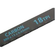 Полотна для ножовки по металлу, 300 мм, 18 TPI, Carbon, 2 шт Gross