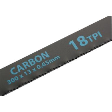 Полотна для ножовки по металлу, 300 мм, 18 TPI, Carbon, 2 шт Gross
