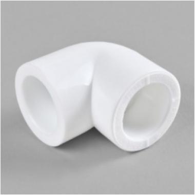 Угольник ПП 90, D25 мм  (170 шт/кор)