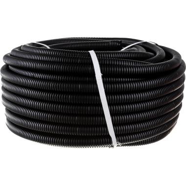Труба гофрированная ПНД 25мм черный наружная (Бухта 50м)