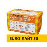 Утеплитель базальтовый ТИЗОЛ EURO-ЛАЙТ - 50 кг/м3, (1000*600*100*8пл), (4,8 м/кв), 0,48 м3