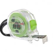 Рулетка 3 м х 16 мм, амортизатор, прозрачный корпус, Кварц, Сибртех