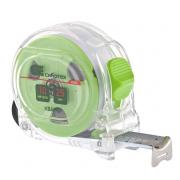 Рулетка 10 м х 25 мм, амортизатор, прозрачный корпус, Кварц, Сибртех