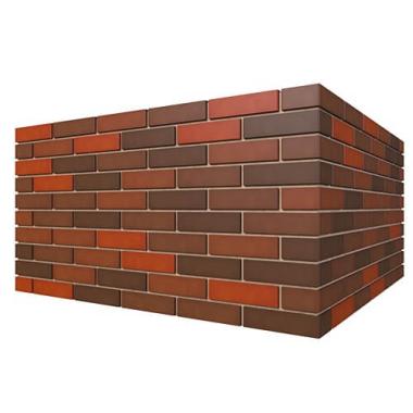 Кирпич керамический утолщенный лицевой пустотелый Бавария, Произ. ПКК на Закаменной (192шт./поддон)