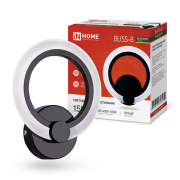 Светильник светодиодный Бра BLISS 15Вт 3000-4000-6500К 1050Лм черный IN HOME