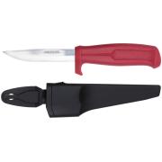 Нож строительный, нержавеющая сталь, пластиковая ручка, длина лезвия 100 мм КУРС