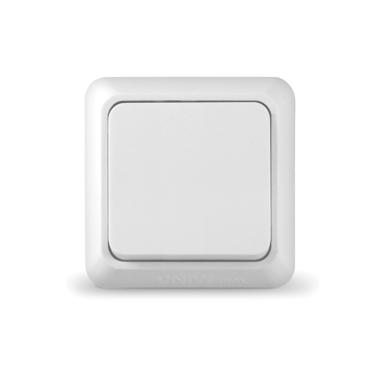 Выключатель"Олимп"1ОП белый "UNIVersal"