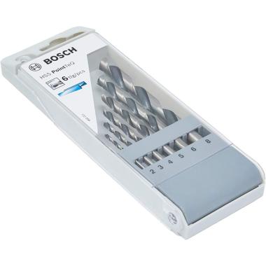 Набор сверл HSS PointTeQ 2-8 мм, 6 шт. Bosch