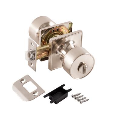 Ручка-защелка PUNTO DK772/SN BK фиксатор Никель