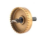 Коронка по металлу HSS, 63 мм, нитридтитановое покрытие Denzel