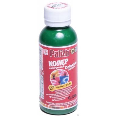 Колер паста универ. "ПалИж" 0,1л №27 зеленый