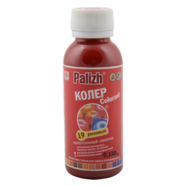 Колер паста универ. "ПалИж" 0,1л №19 Розовый