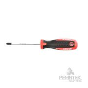 Отвертка Profi, PH2 х 100 мм, S2, двухкомпонентная рукоятка Matrix