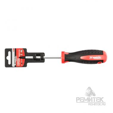 Отвертка Profi, PZ2 x 100 мм, S2, двухкомпонентная рукоятка Matrix