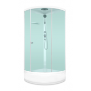 Душевая кабина DOMANI-Spa Simple 99 mid V1.2 С КРЫШЕЙ, 90*90*2180 сред поддон,прозр стекла, без эл.