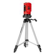 Лазерный уровень 100 мм, до 10м, ± 1 мм/м, самовыравнивающийся, 2аккумулятора, штатив 1260мм, Matrix