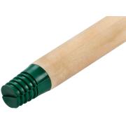 Черенок 25 х 1200 мм деревянный с пластиковой резьбой (для метел)