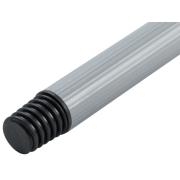 Черенок 25 х 1200 мм стальной с пластиковой резьбой (для щеток для пола)
