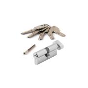 Цилиндр замка ZM 80 (C-CR) с вертушкой (личинка под пл. двери) Хром