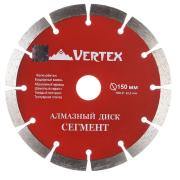 Диск алмазный отрезной 150х1,8х10х22,2мм сегментный, сухой рез(армобетон,камень,кирпич), VertexTools