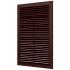 Решетка вентиляционная 170*240мм б/рамки пластмассовая Коричневая