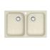 Мойка Скай Z260Q2 (беж.) глянец 732x475x180 с сифоном (7700), герметиком Gota Rocio