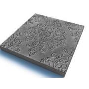 Плитка тротуарная Барокко 300*300*30, 11шт/м2, (110шт/поддон, вес 6,4кг/1шт) Серый