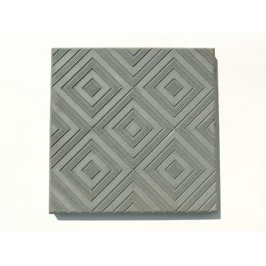 Плитка тротуарная Калейдоскоп 300*300*30, 11шт/м2, (110шт/поддон, вес 6,4кг/1шт) Серый