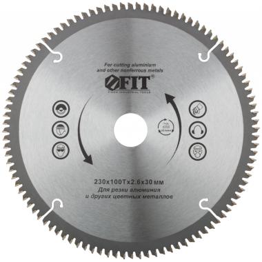 Диск пильный для циркулярных пил по алюминию 230 х 30/25,4 х 100t ФИТ