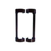 Ручка-скоба ESSE 400 мм, дверная, офисная, КОРИЧНЕВАЯ