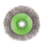 Щетка для УШМ, 115 мм, М14, "тарелка", витая проволока 0,3 мм Сибртех