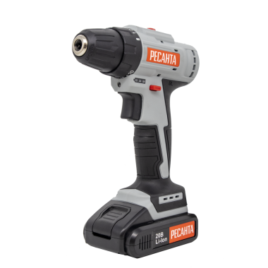 Аккумуляторная дрель-шуруповерт ДА-20-2ЛК-Б Ресанта