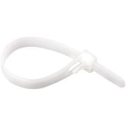 Хомут нейлоновый многоразовый белый д/проводов 100шт. 300х7,5 мм FIT