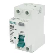 Автомат УЗО 2П 40А 30мА DEKraft УЗО-03 Schneider Electric