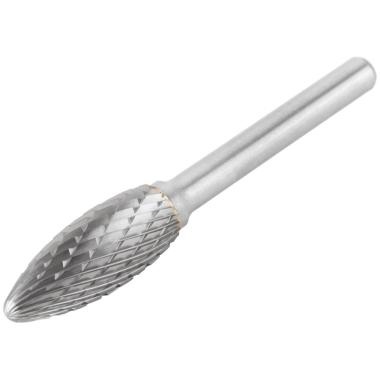 Шарошка карбидная, штифт 6 мм, тип "H", эллипсоидная 12х32х75 мм ФИТ